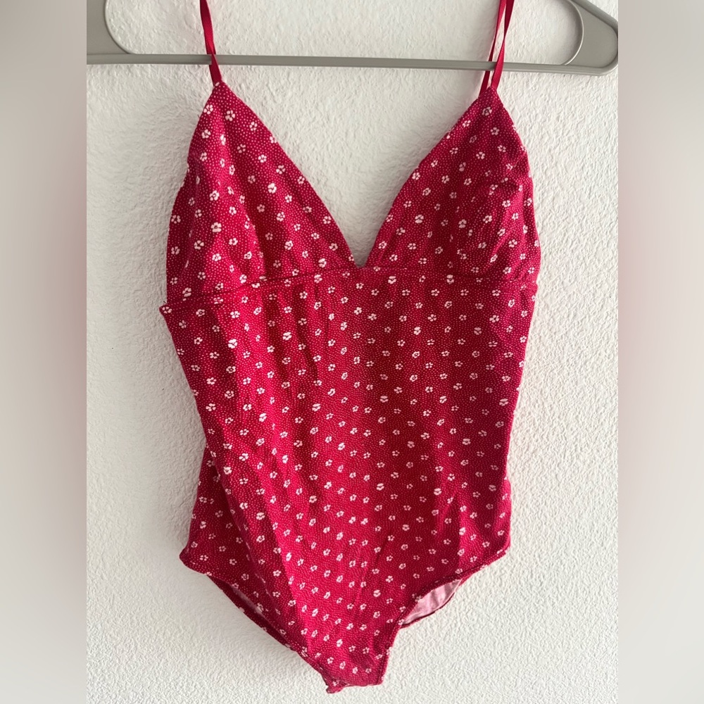 Urban Outfitters Red Bodysuit